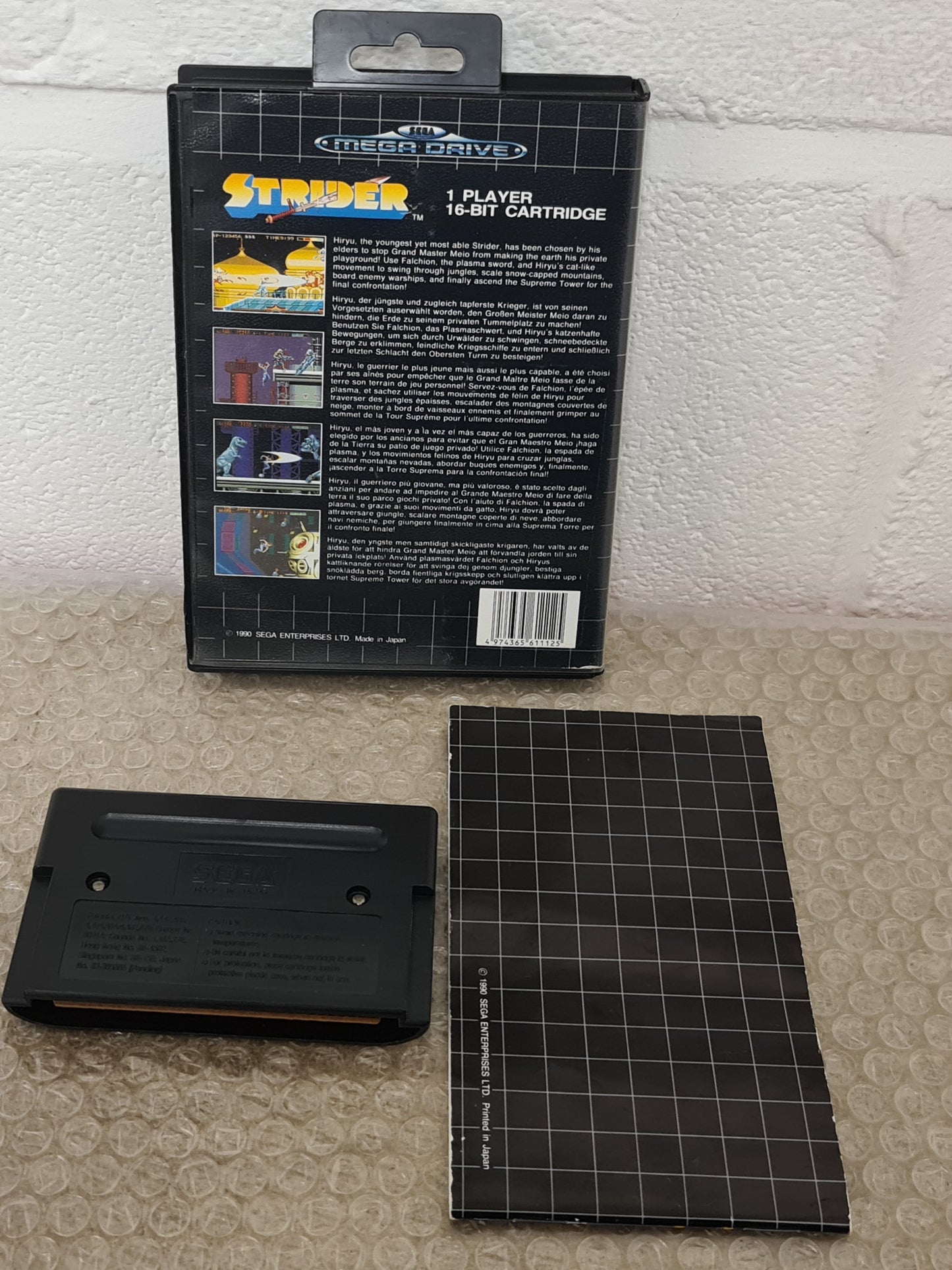 Strider Sega Mega Drive Game