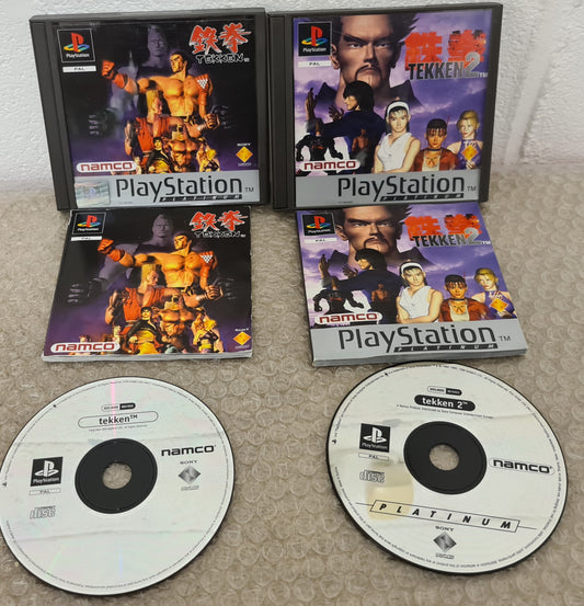 Tekken 1 & 2 Sony Playstation 1 (PS1) Game