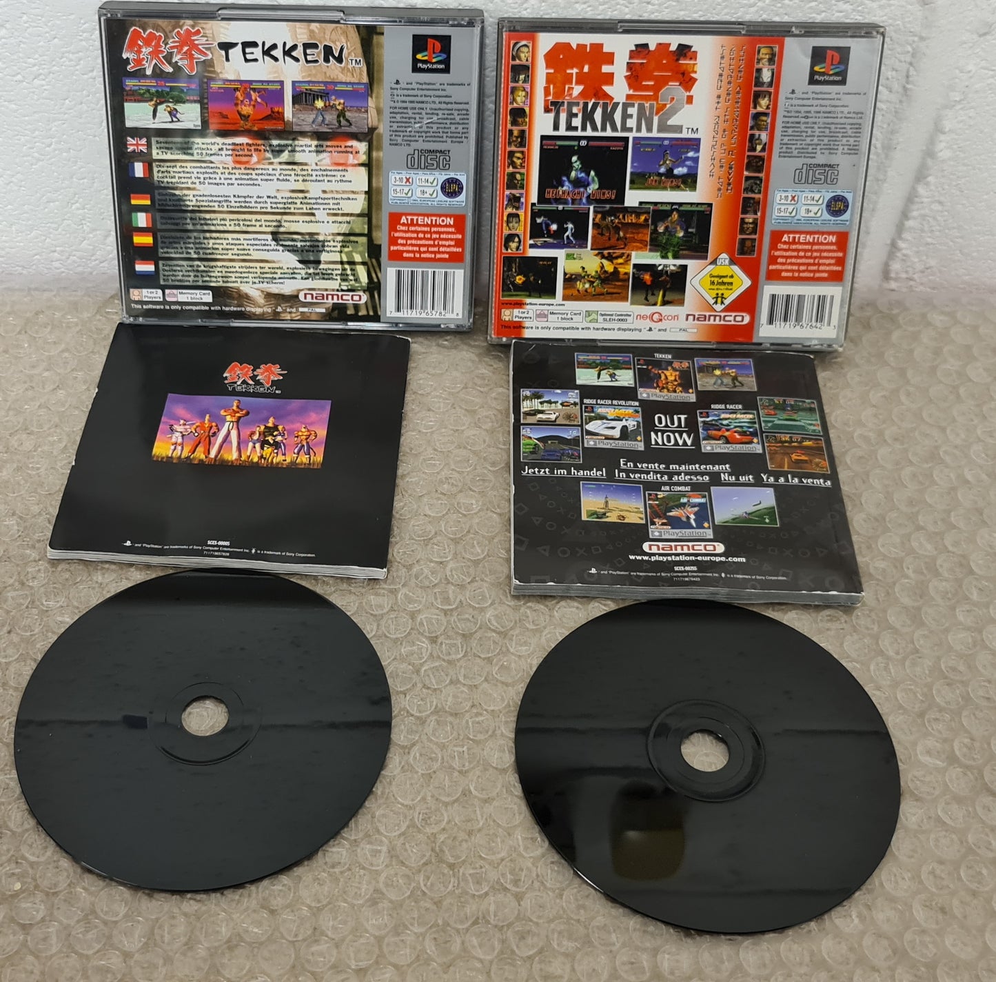 Tekken 1 & 2 Sony Playstation 1 (PS1) Game