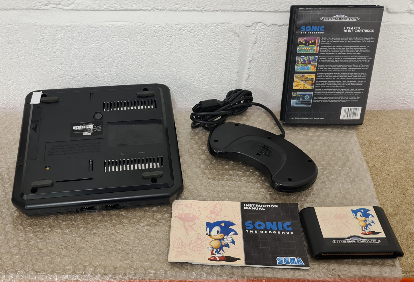 Sega Mega Drive II Console with Sonic in Custom Made Gift Box