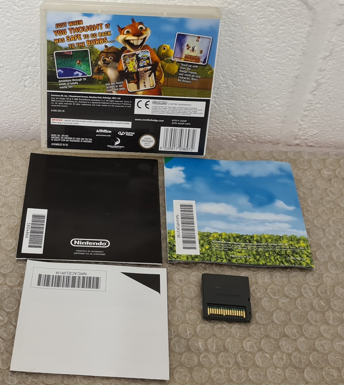 Over the Hedge Hammy Goes Nuts! Nintendo DS Game