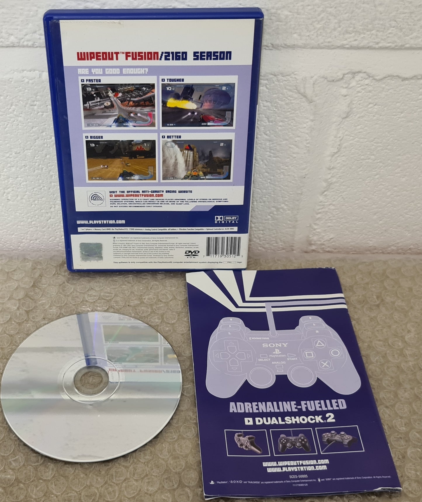Wipeout Fusion Sony Playstation 2 (PS2) Game