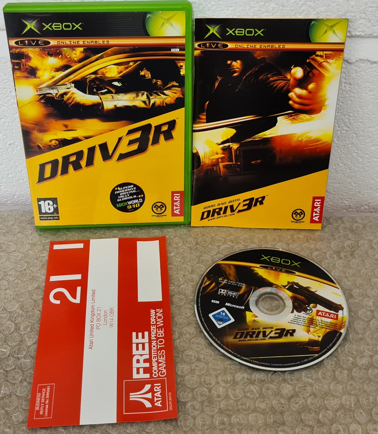 Driv3r Microsoft Xbox Game