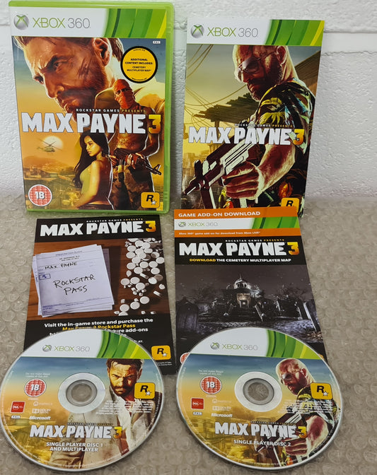 Max Payne 3 Microsoft Xbox 360 Game