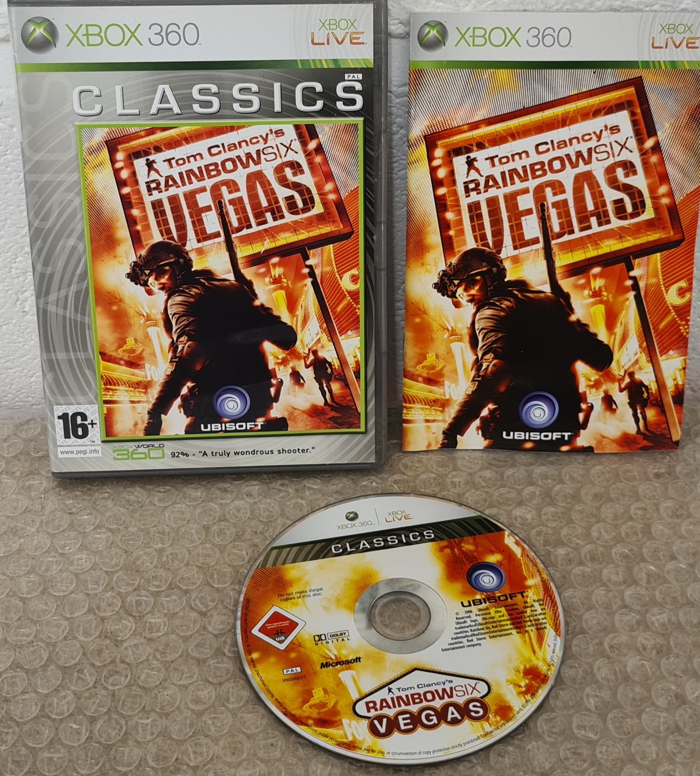Tom Clancy's Rainbow Six Vegas Microsoft Xbox 360 Game