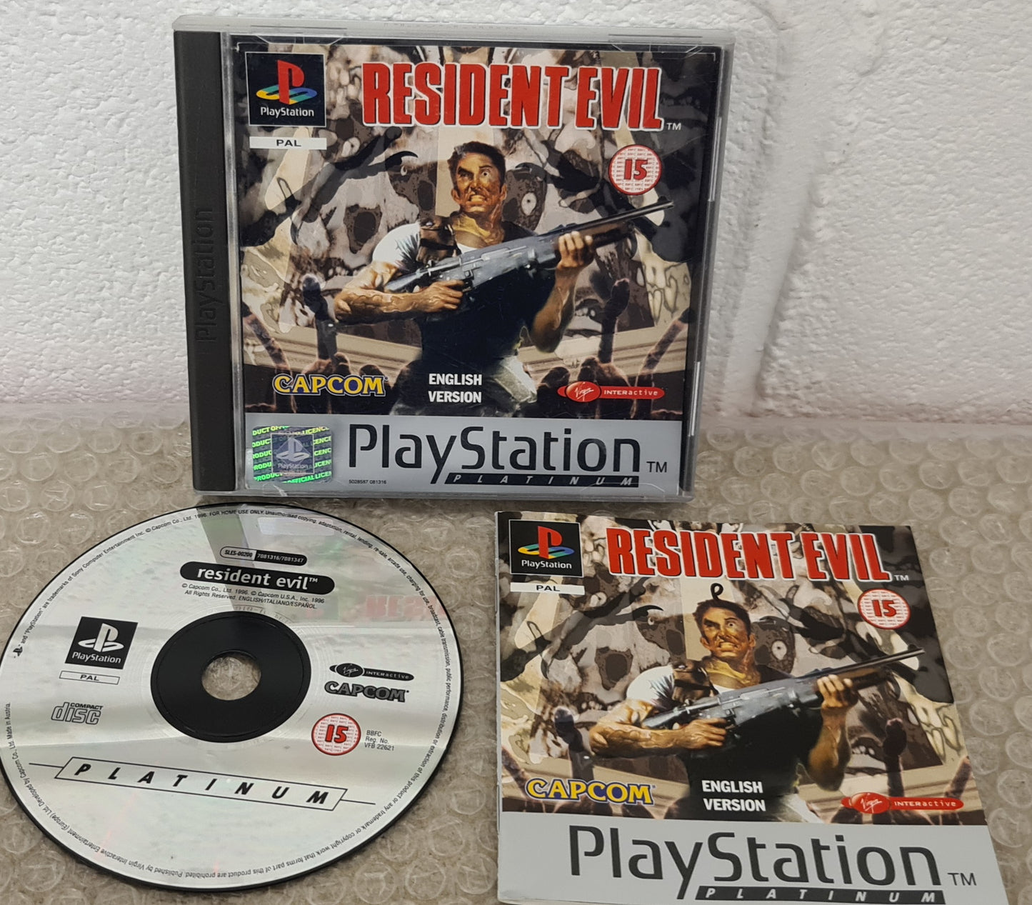 Resident Evil Platinum Sony Playstation 1 (PS1) Game