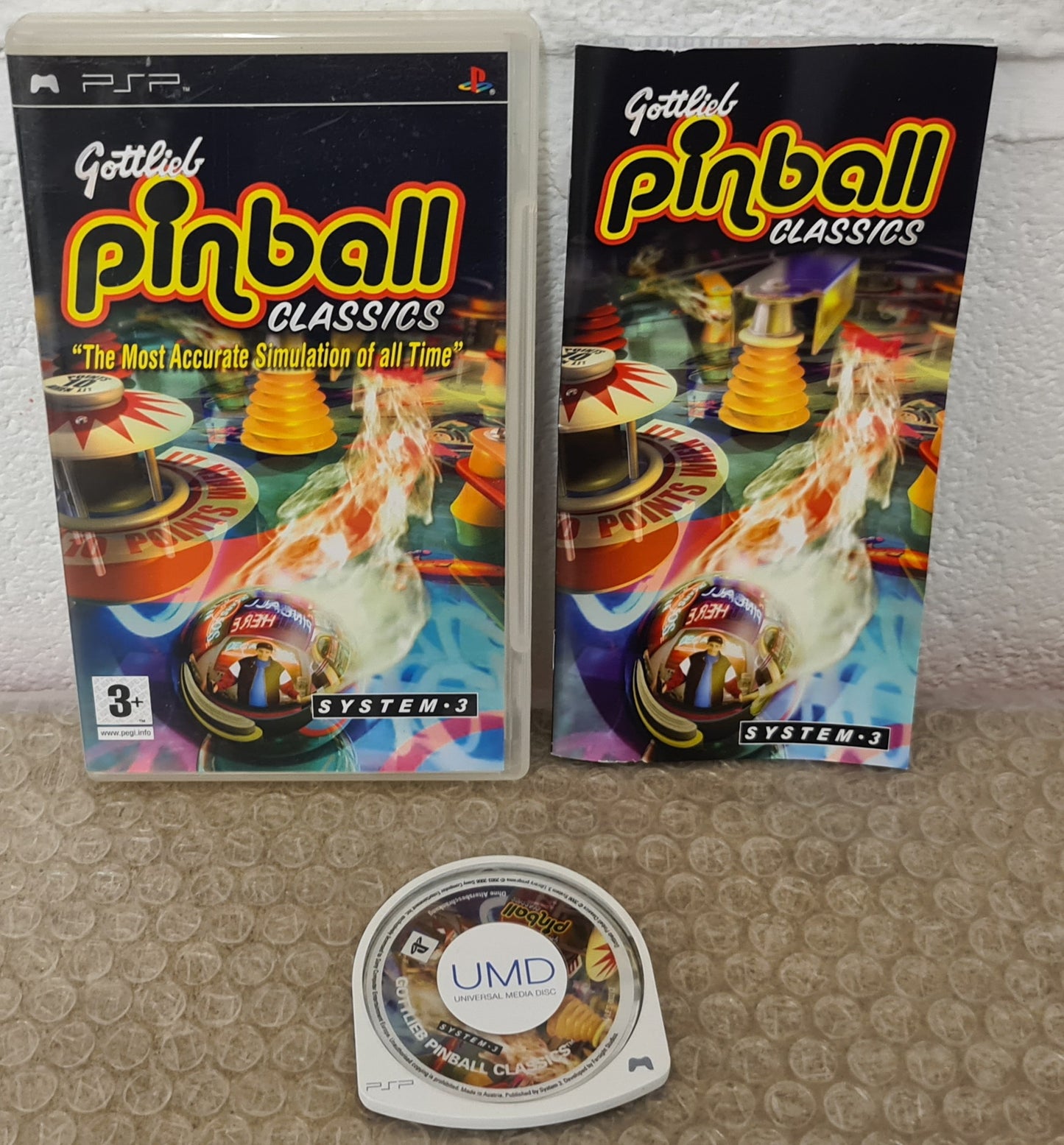 Gottlieb Pinball Classics Sony PSP Game