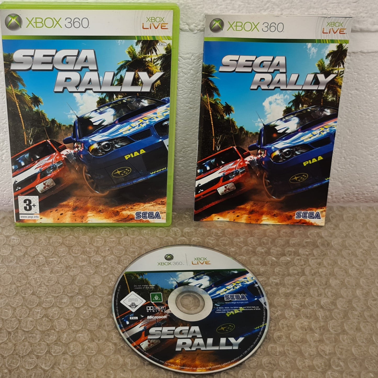 Sega Rally Microsoft Xbox 360 Game