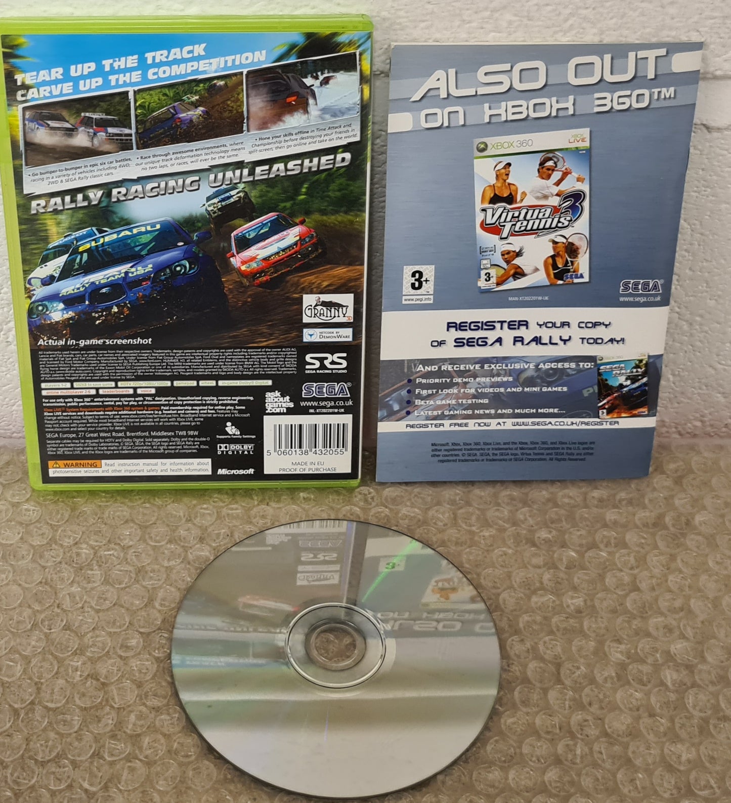 Sega Rally Microsoft Xbox 360 Game