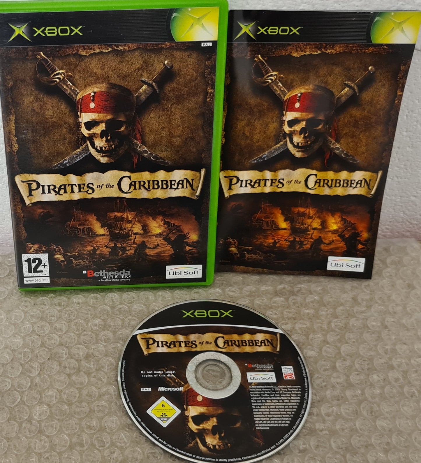 Pirates of the Caribbean Microsoft Xbox Game