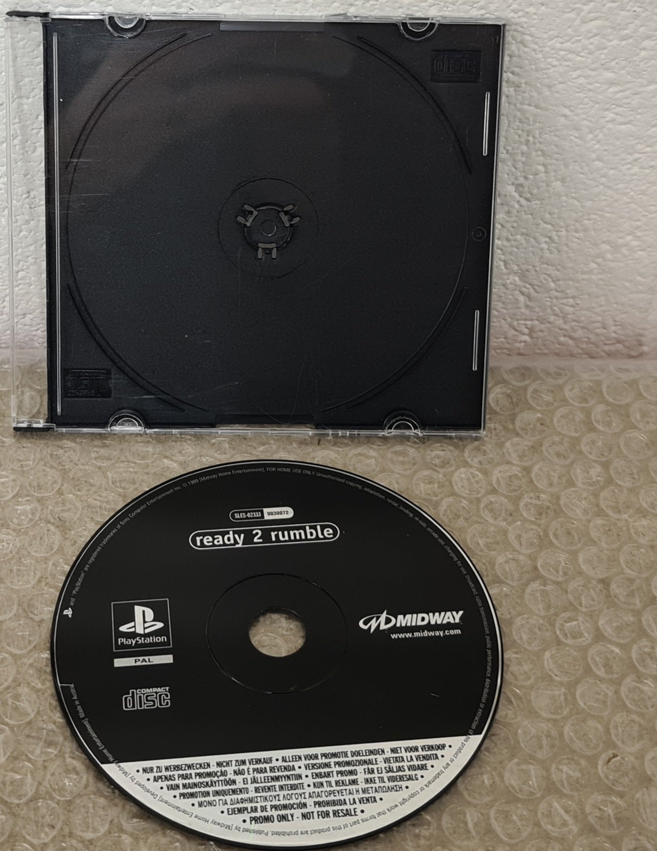 Ready 2 Rumble Boxing Sony Playstation 1 (PS1) Game Promo Disc Only