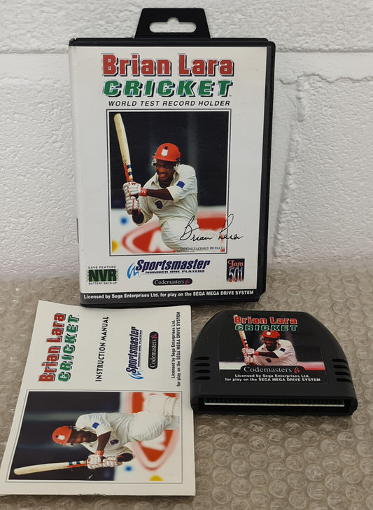 Brian Lara Cricket Sega Mega Drive Game