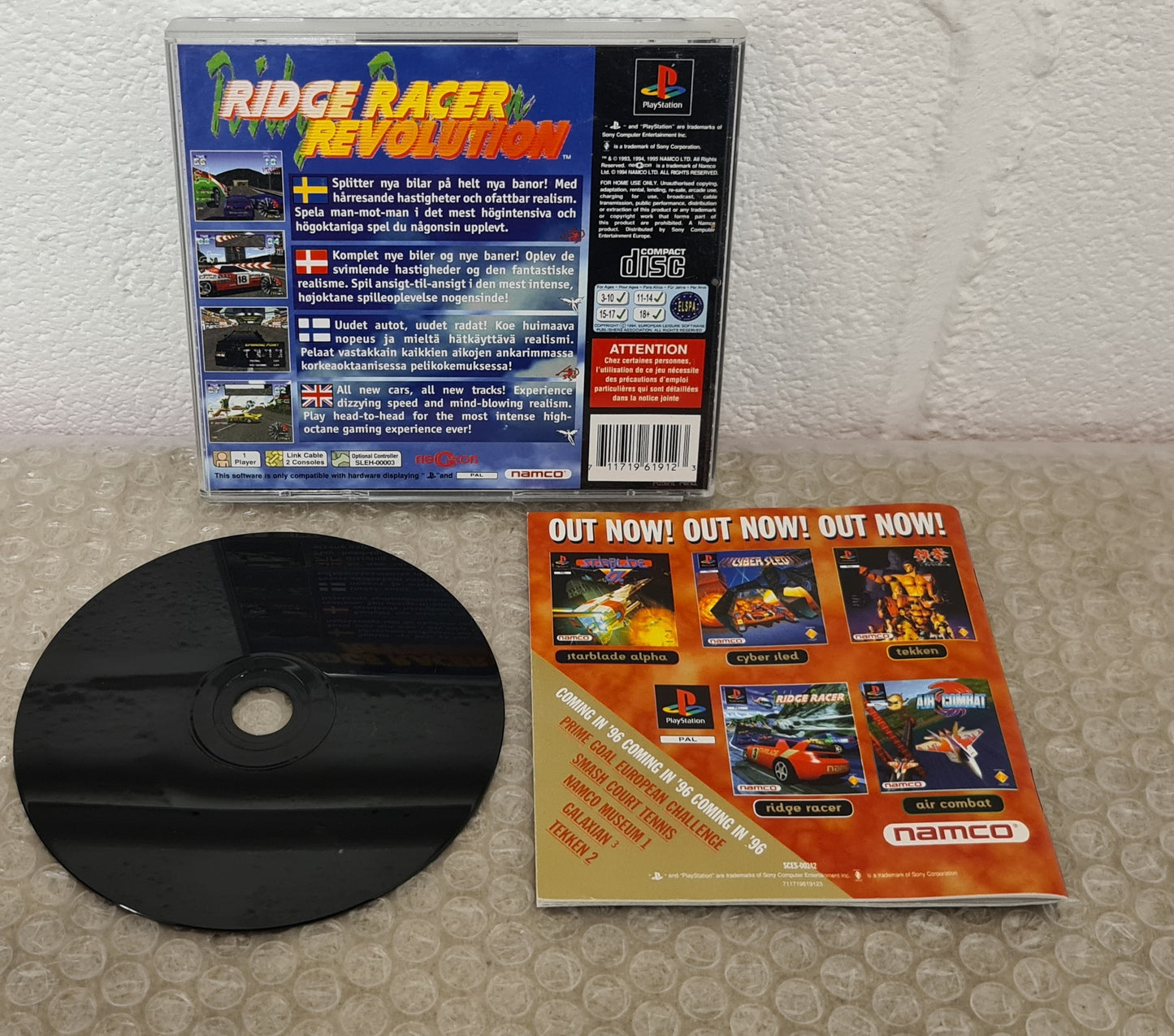 Ridge Racer Revolution Sony Playstation 1 (PS1) Game
