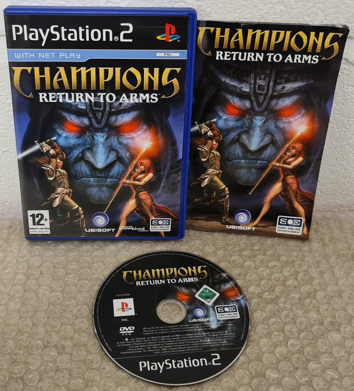 Champions Return to Arms Sony Playstation 2 (PS2) Game
