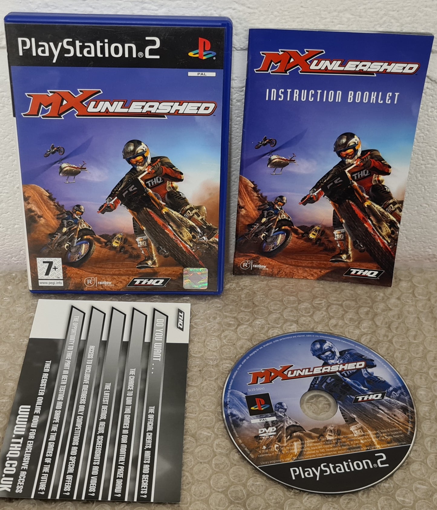 MX Unleashed Sony Playstation 2 (PS2) Game