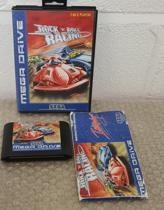Rock 'N' Roll Racing Sega Mega Drive RARE Game