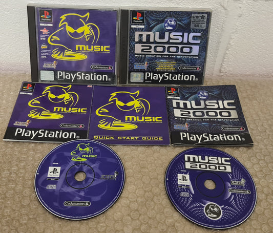Music & Music 2000 Sony Playstation 1 (PS1) Game Bundle
