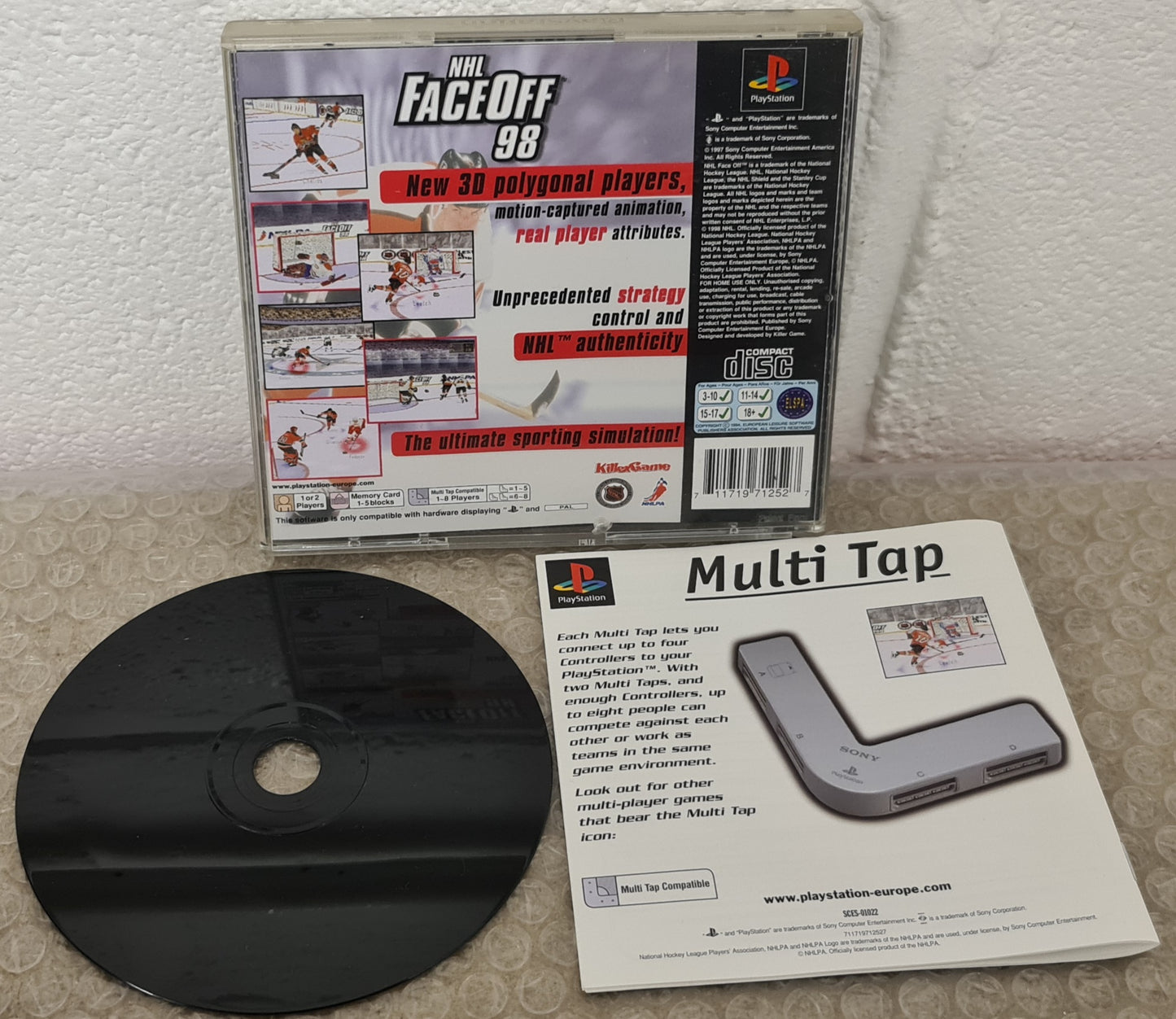 NHL Faceoff 98 Sony Playstation 1 (PS1) Game