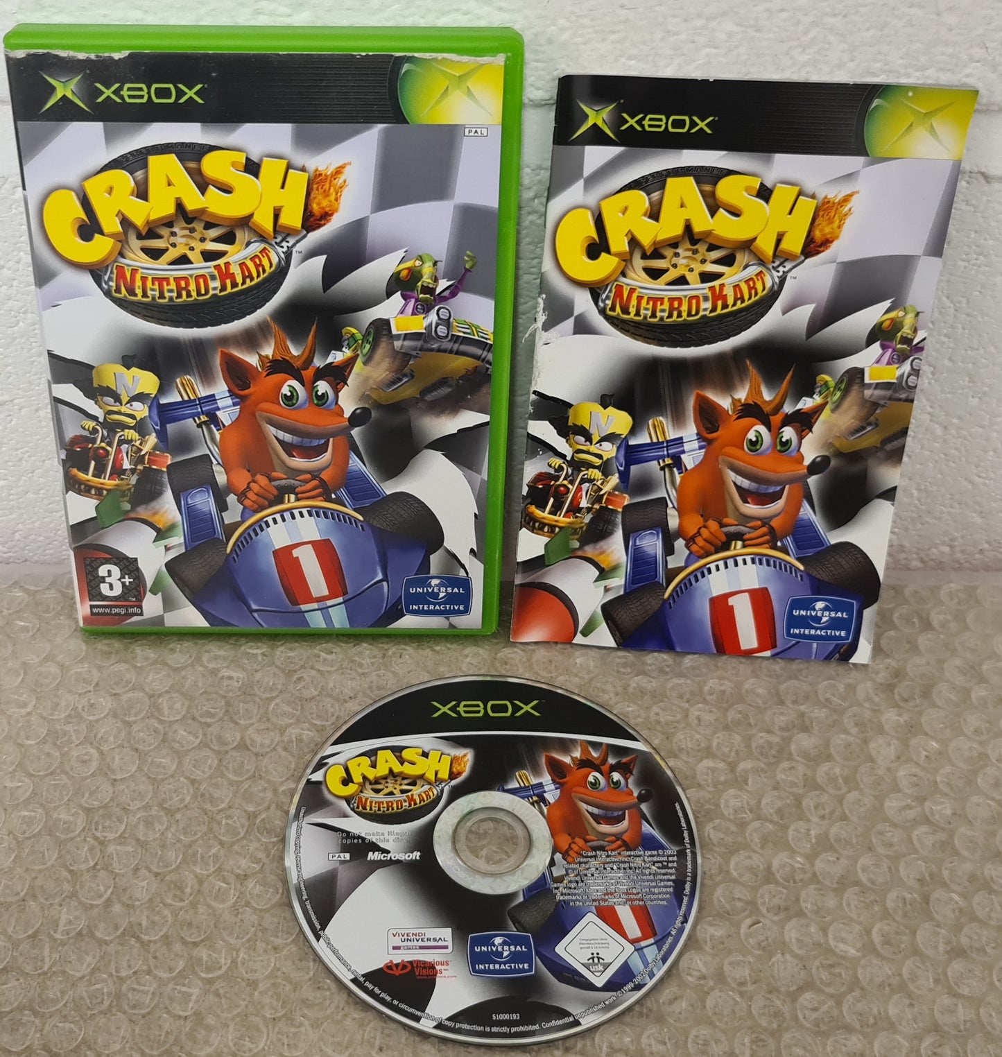 Crash Nitro Kart Microsoft Xbox Game