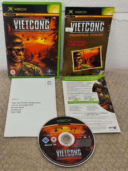 Vietcong Purple Haze Microsoft Xbox Game