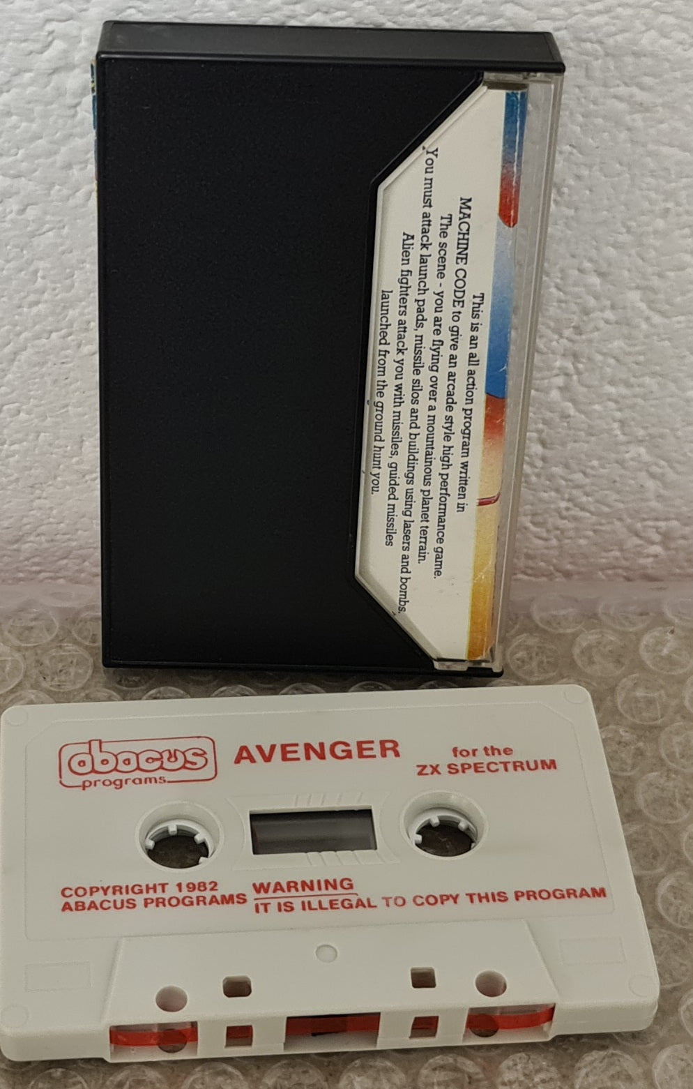 Avenger ZX Spectrum Ultra RARE Game