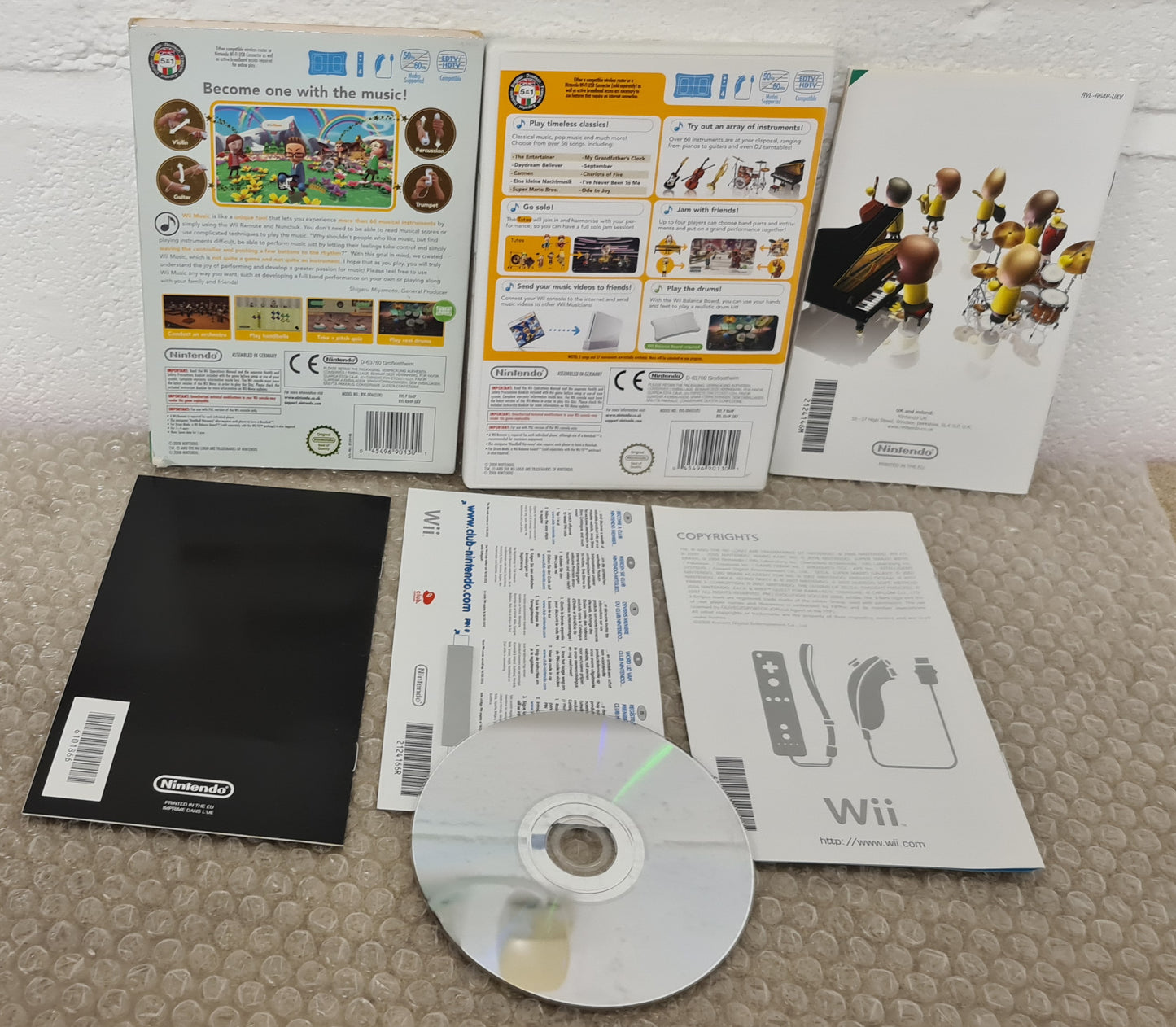 Wii Music in Card Box Nintendo Wii Game