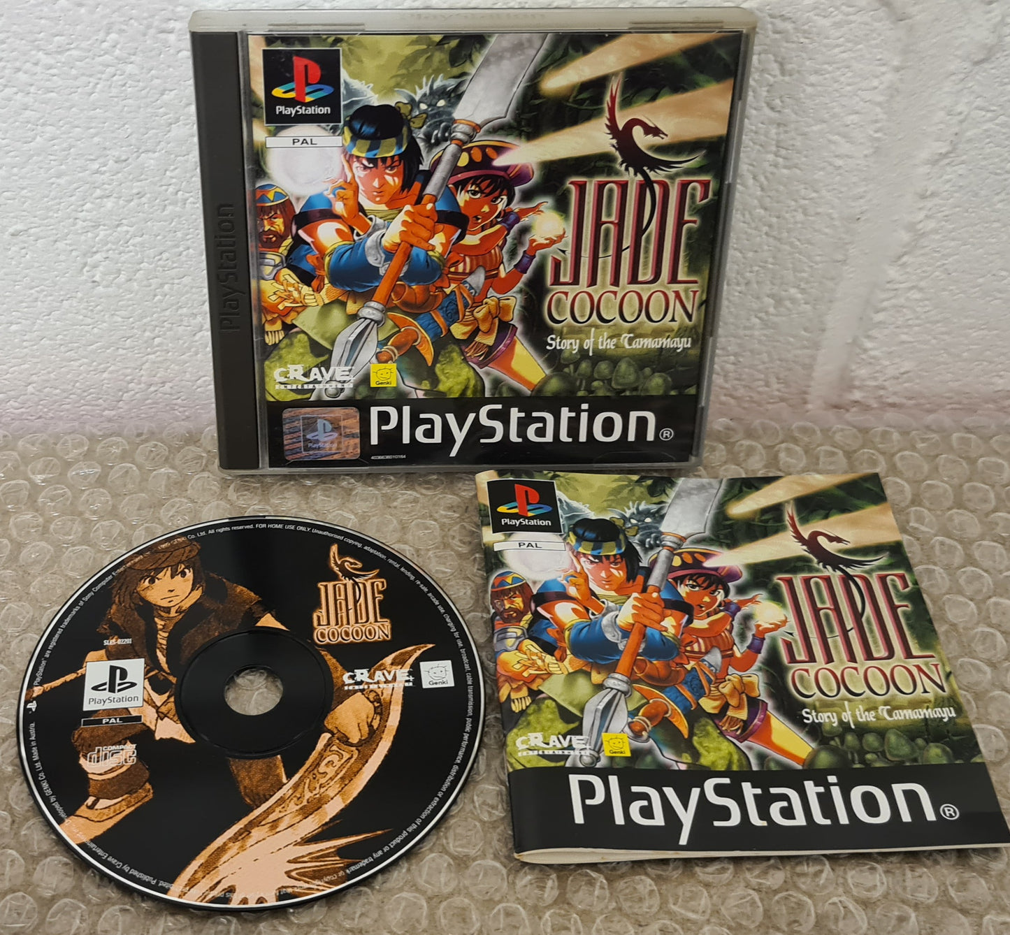 Jade Cocoon Story of the Tamamayu Black Label Sony Playstation 1 (PS1) Game