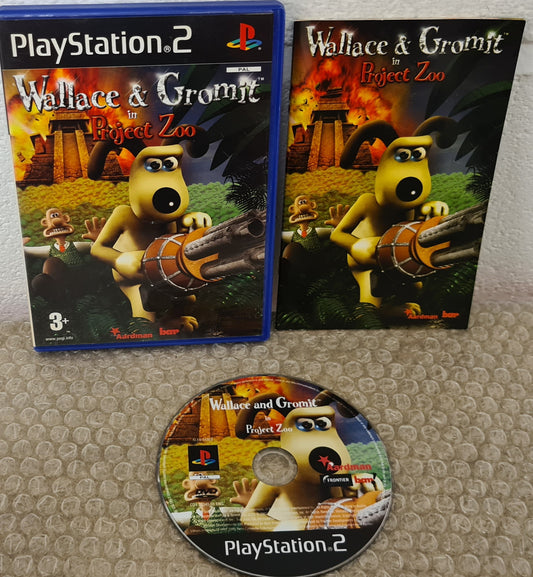 Wallace & Gromit in Project Zoo Sony Playstation 2 (PS2) Game