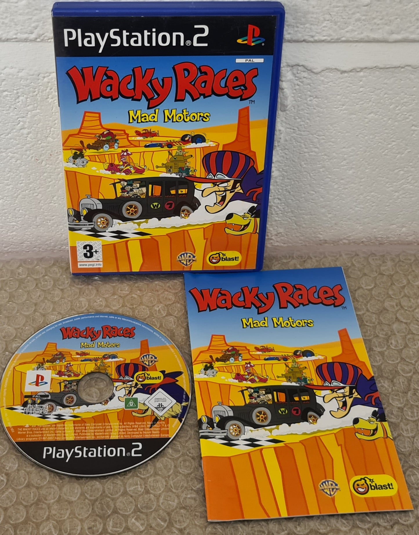 Wacky Races Mad Motors Sony Playstation 2 (PS2) Game