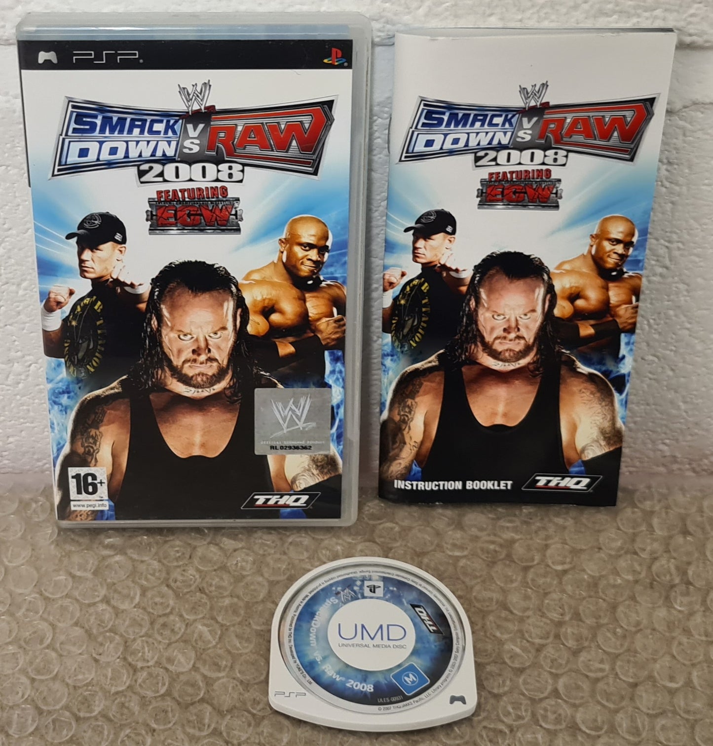 WWE Smackdown Vs Raw 2008 Sony PSP Game