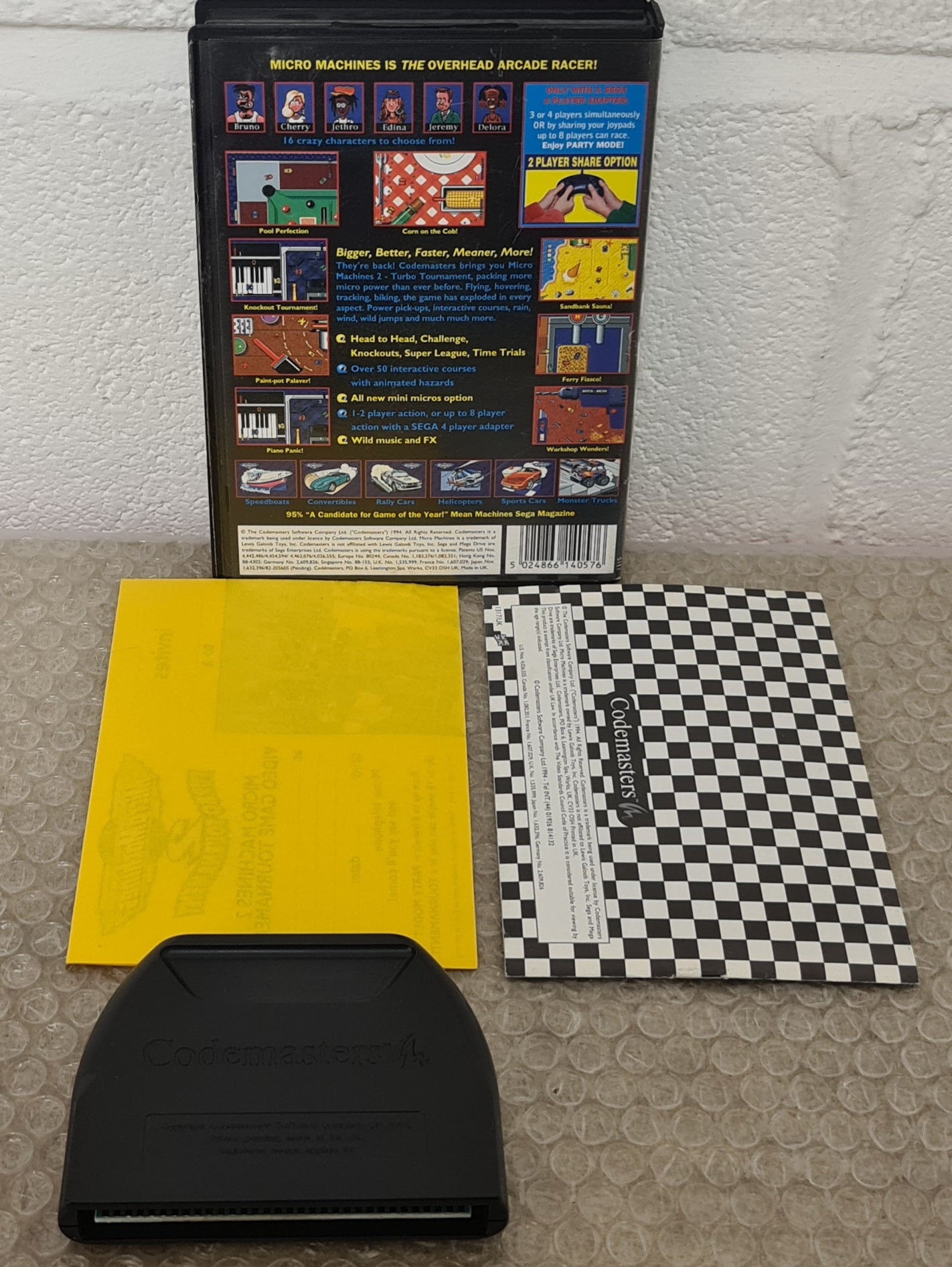 Micro Machines 2 Turbo Tournament Sega Mega Drive Game