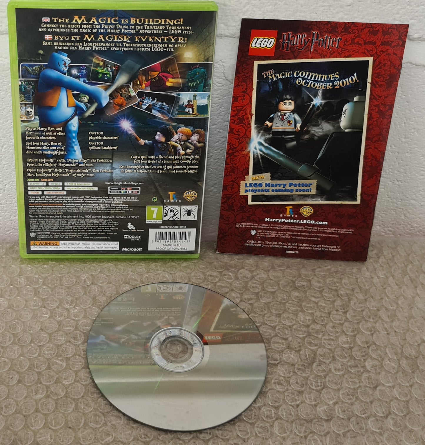 Lego Harry Potter Years 1 - 4 Microsoft Xbox 360 Game