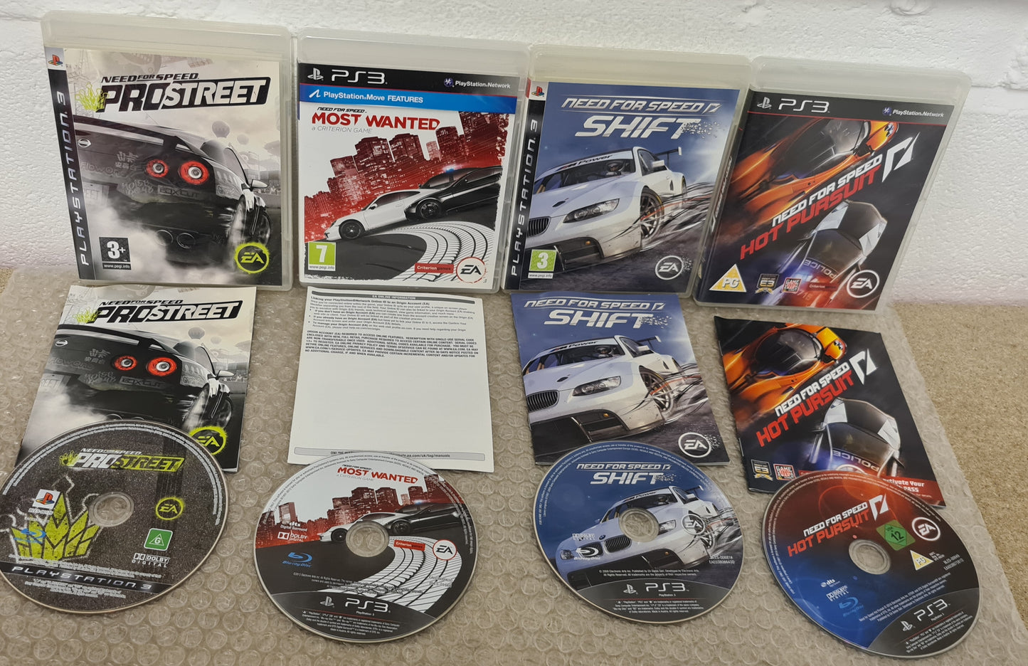 Need for Speed X 4 Sony Playstation 3 (PS3) Game Bundle