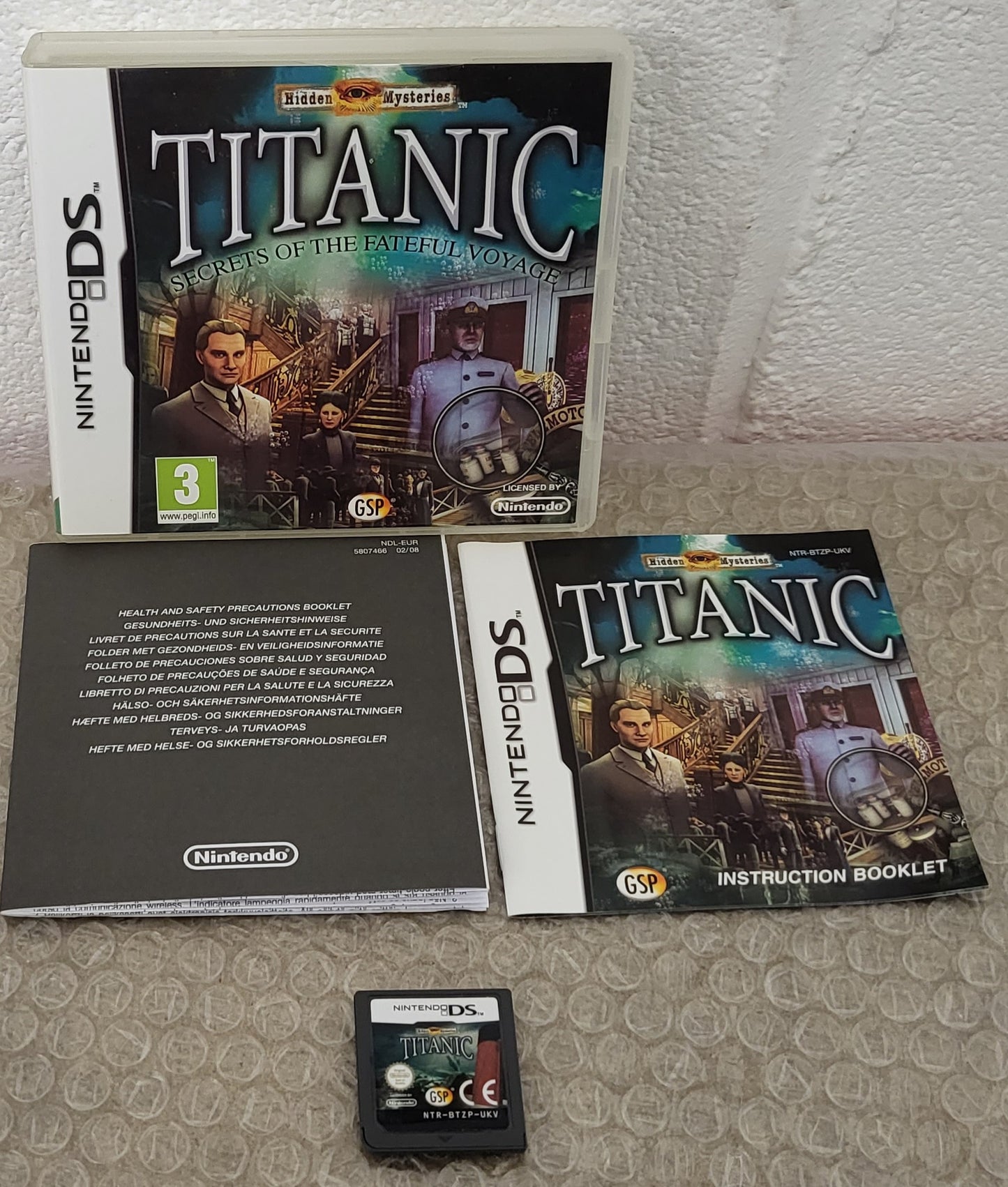 Titanic Secrets of the Fateful Voyage Nintendo DS Game