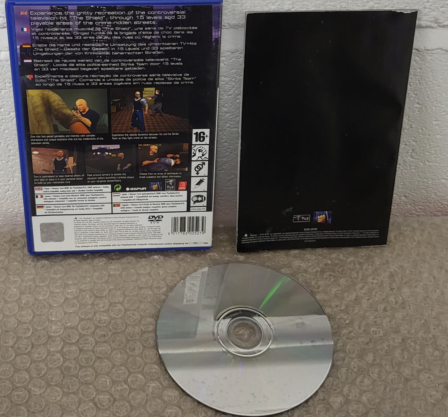 The Shield Sony Playstation 2 (PS2) Game