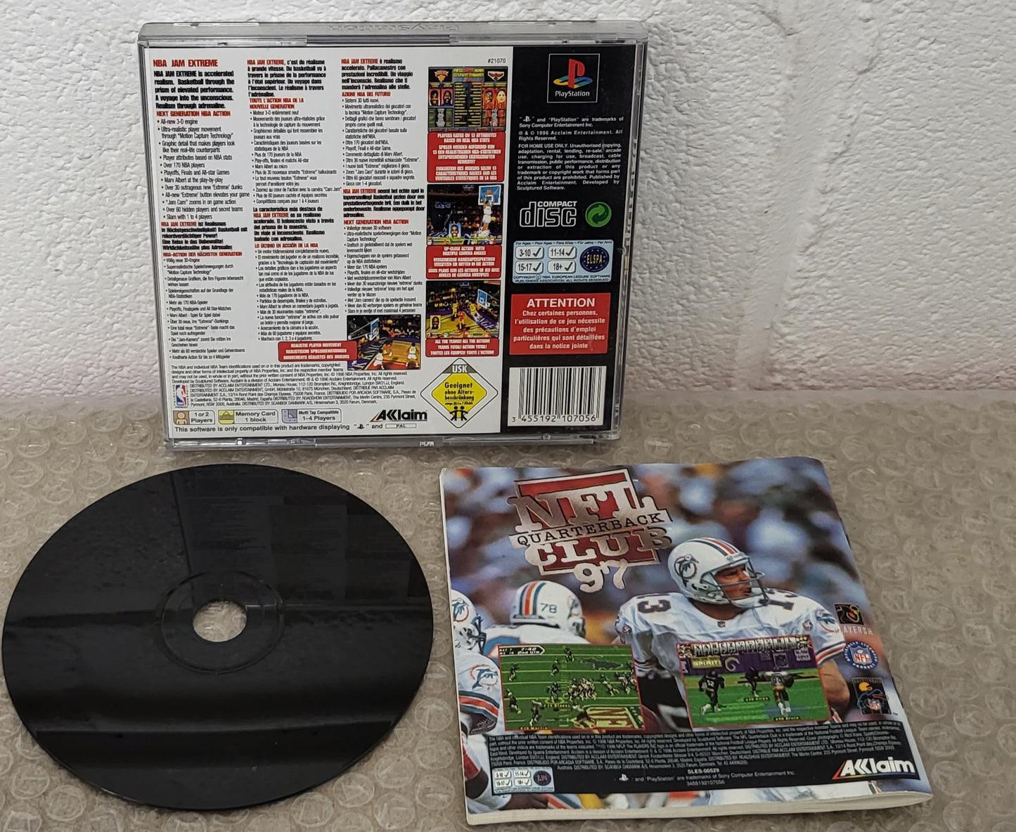NBA Jam Extreme Sony Playstation 1 (PS1) Game