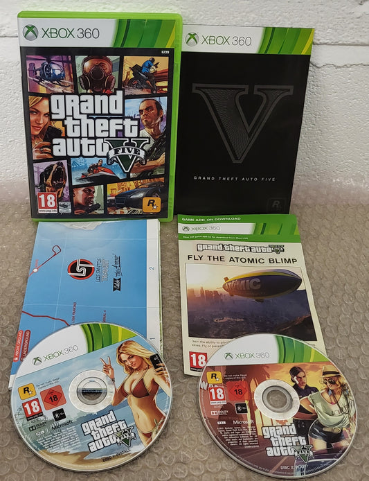 Grand Theft Auto V with Map Microsoft Xbox 360 Game