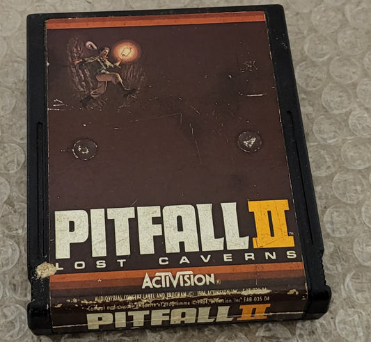 Pitfall II Lost Caverns Atari 2600 RARE Game Cartridge Only