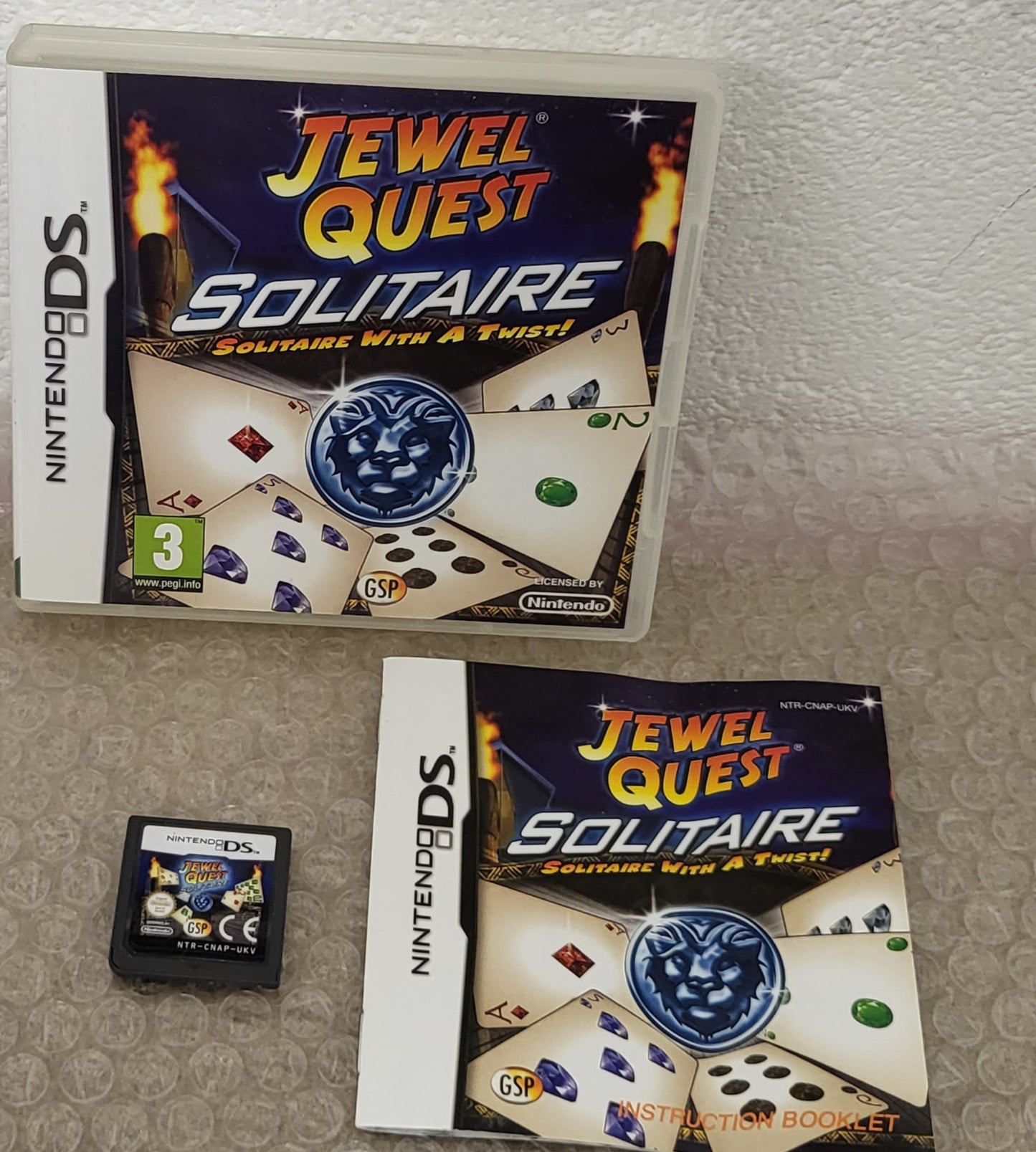 Jewel Quest Solitaire Nintendo DS Game