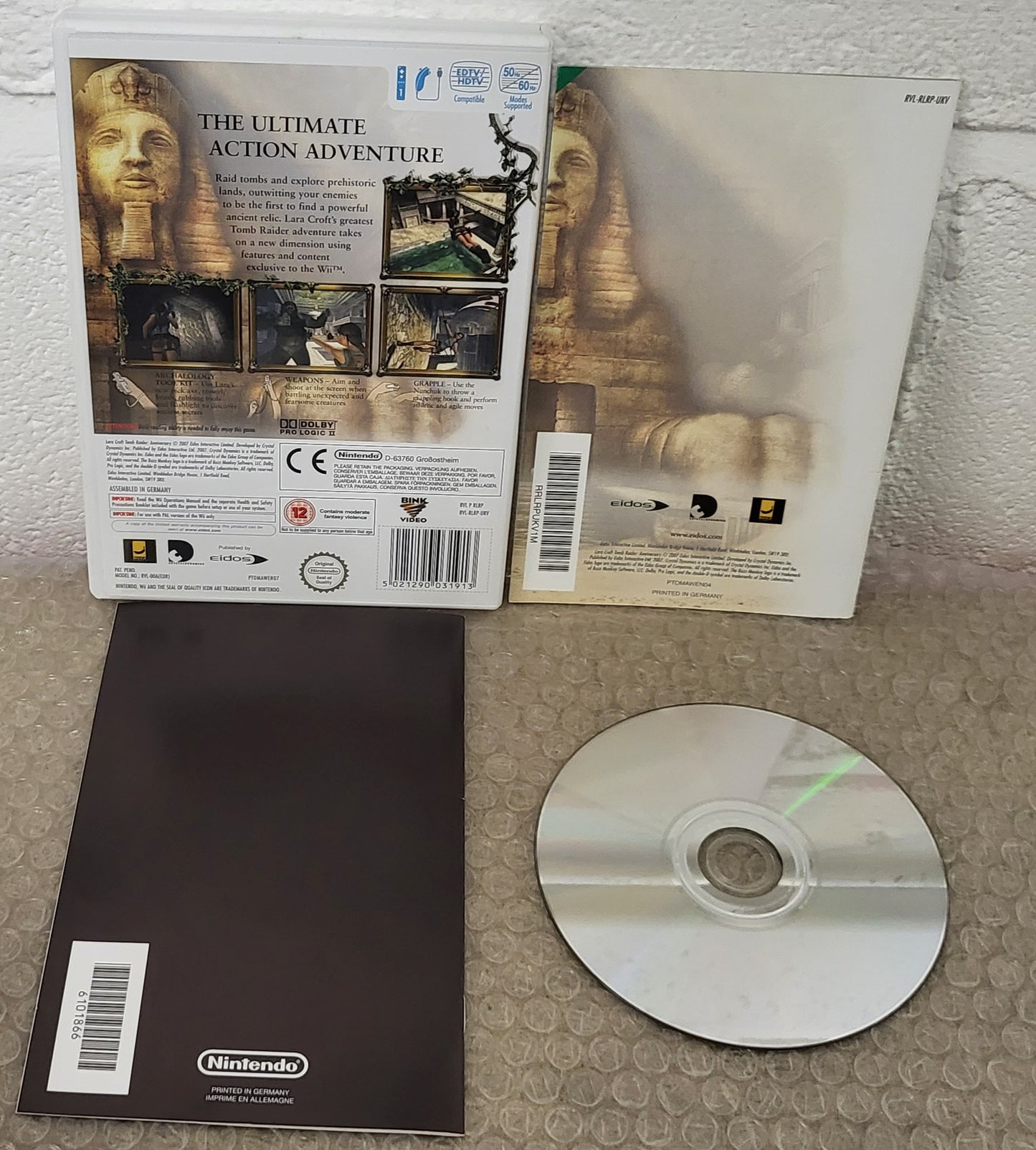 Tomb Raider Anniversary Nintendo Wii Game