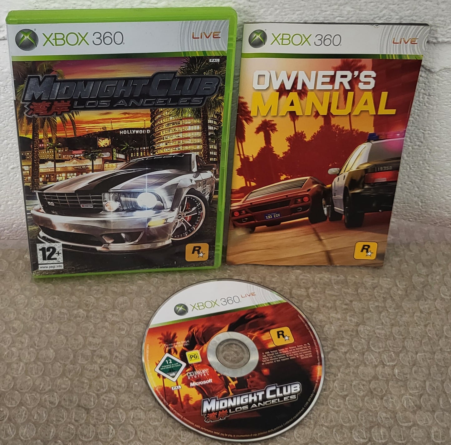 Midnight Club Los Angeles Microsoft Xbox 360 Game