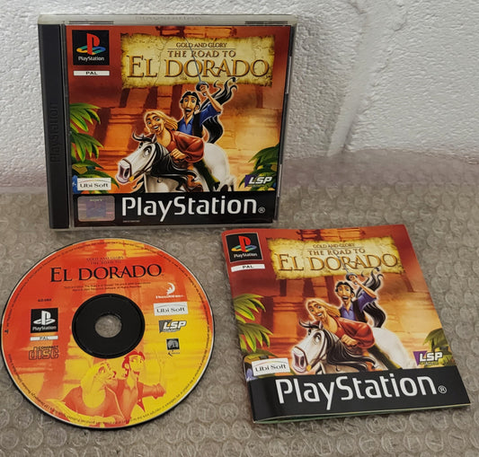 Gold and Glory the Road to El Dorado Sony Playstation 1 (PS1) Game