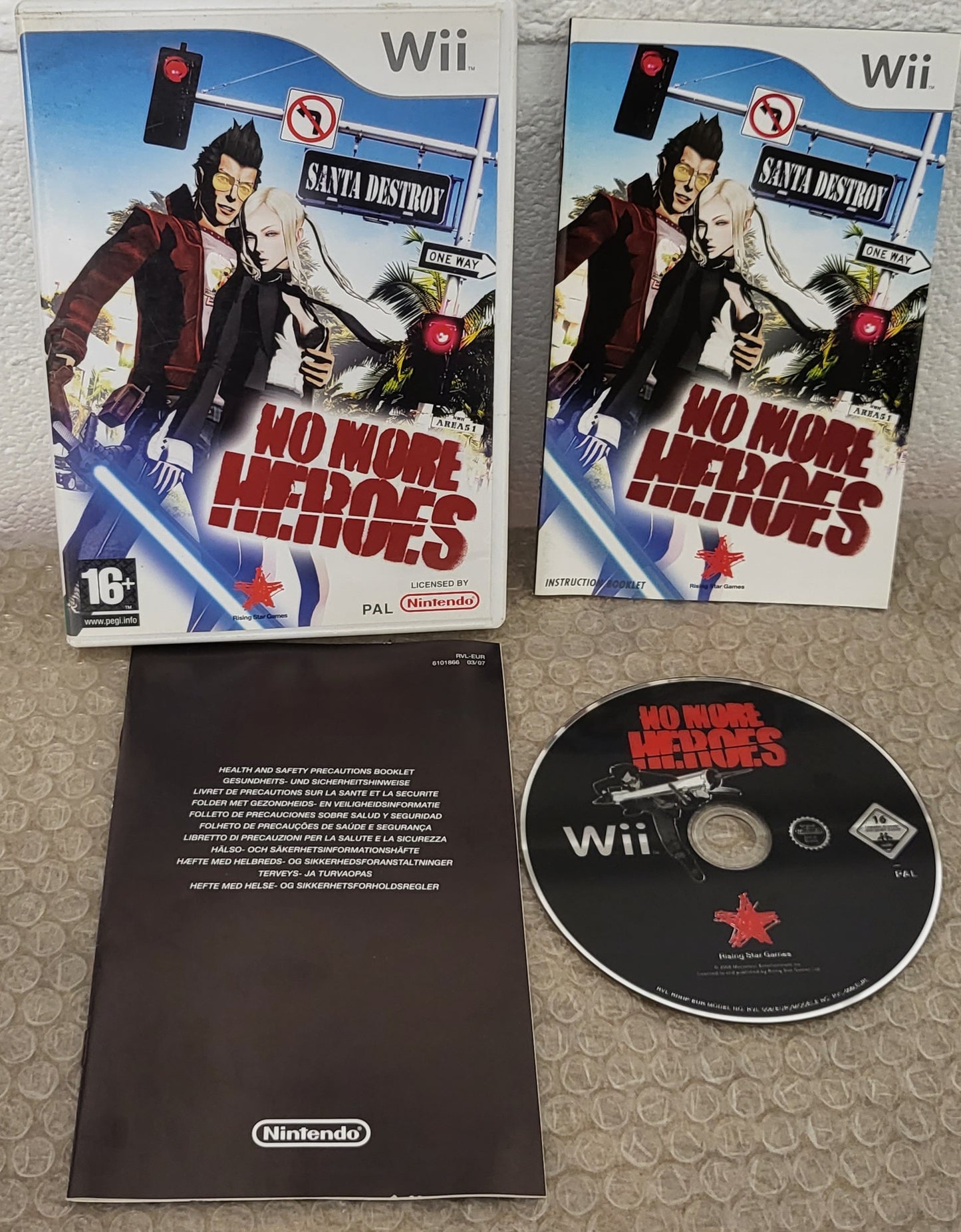 No More Heroes Nintendo Wii Game