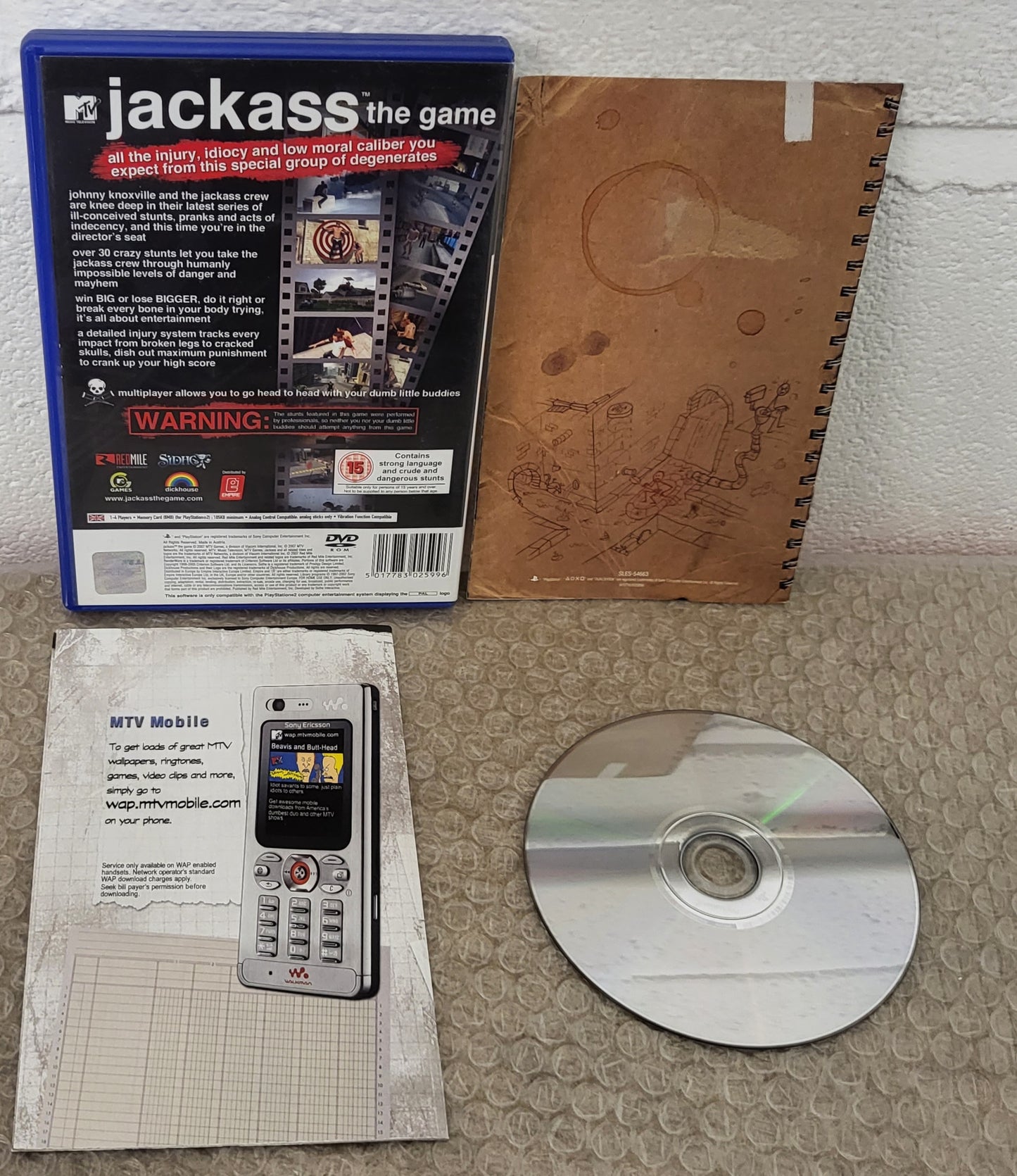 Jackass Sony Playstation 2 (PS2) Game