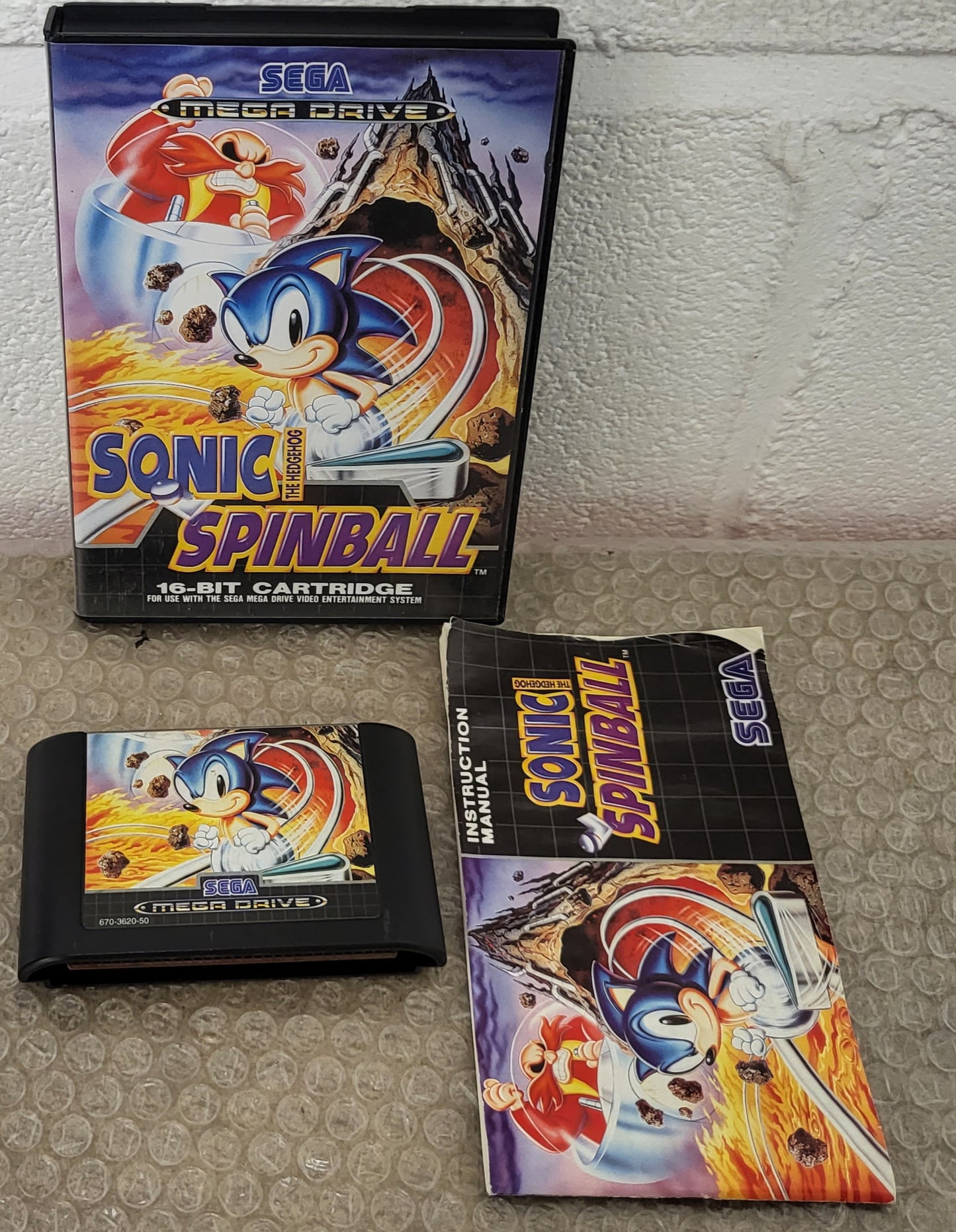 Sonic Spinball Sega Mega Drive Game