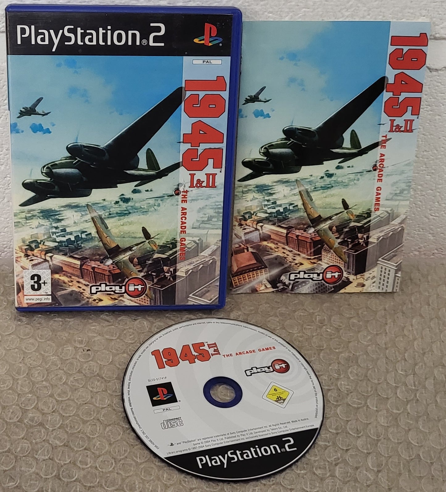 1945 I & II The Arcade games Sony Playstation 2 (PS2) Game