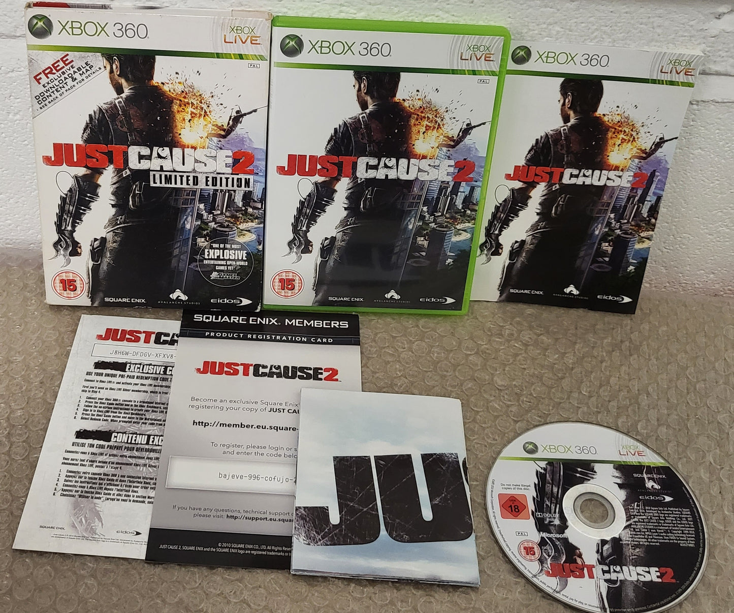 Just Cause 2 Limited Edition with Map Microsoft Xbox 360 Game