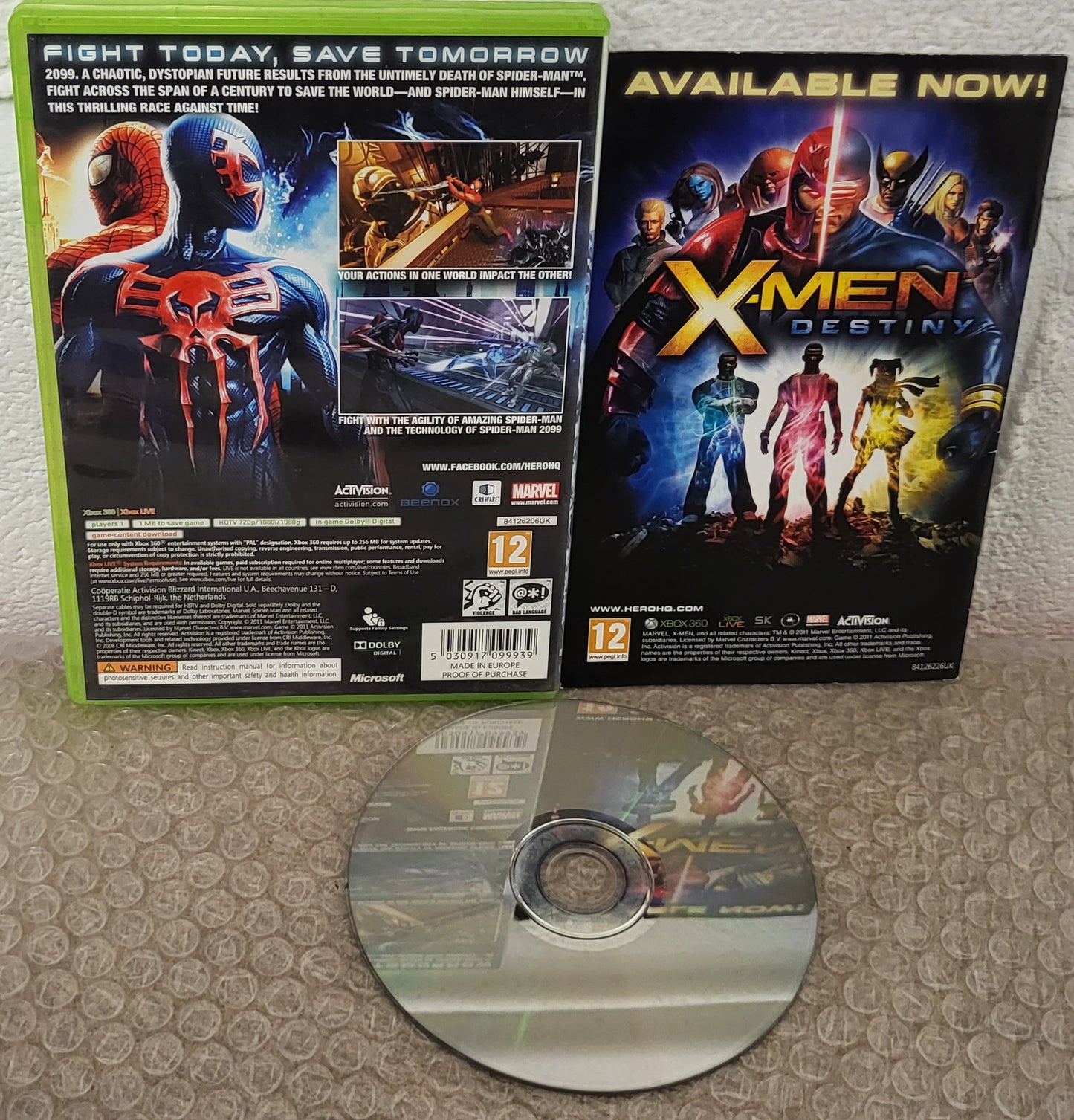 Spider-Man Edge of Time Microsoft Xbox 360 Game