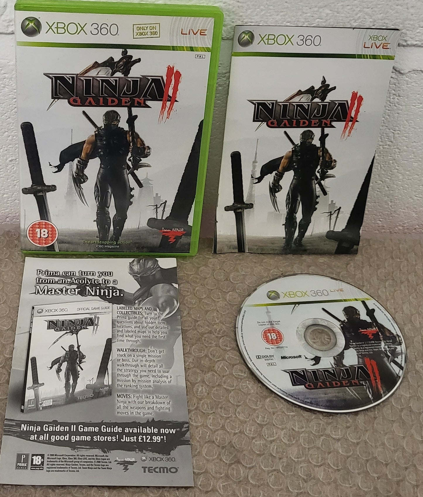 Ninja Gaiden II Microsoft Xbox 360 Game