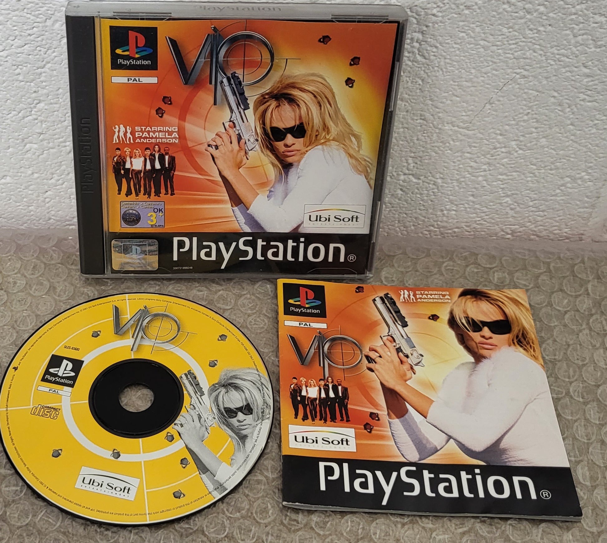 VIP - Starring Pamela Anderson Sony Playstation 1 (PS1) Game – Retro Gamer  Heaven